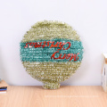 Wholesale Glitter Tinsel ball with the letter Christmas Decoration